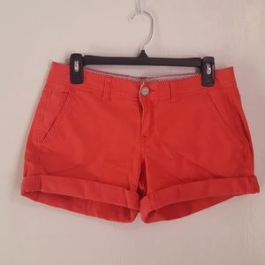 Midi twill shorts